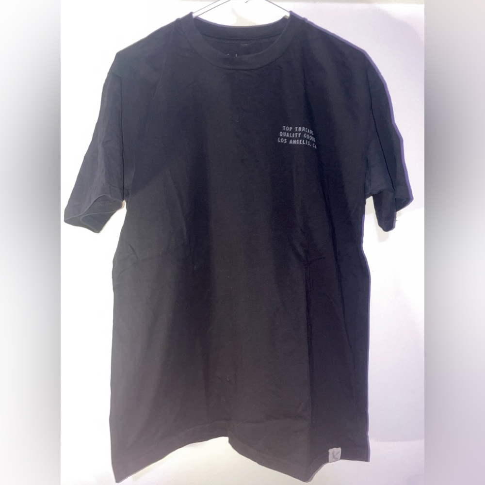 Stay true Til death - black size large Top  THREADS IN EXCELLENT CONDITON.